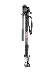 Manfrotto Element MII Video Monopod with Live Fluid Head, MVMELMIIA4LIVE, Black