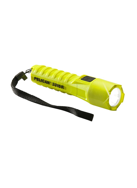 Pelican 3345R C1D1/IECEX Li-ion LED Flashlights, 132 Lumens, Yellow