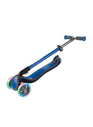 Globber Elite Deluxe Lights Scooter, Navy Blue