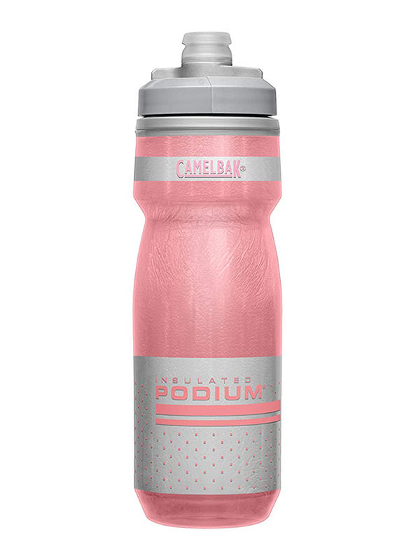 Camelbak Podium Chill Polypropylene Insulated Water Bottle, 21oz, Reflective Pink