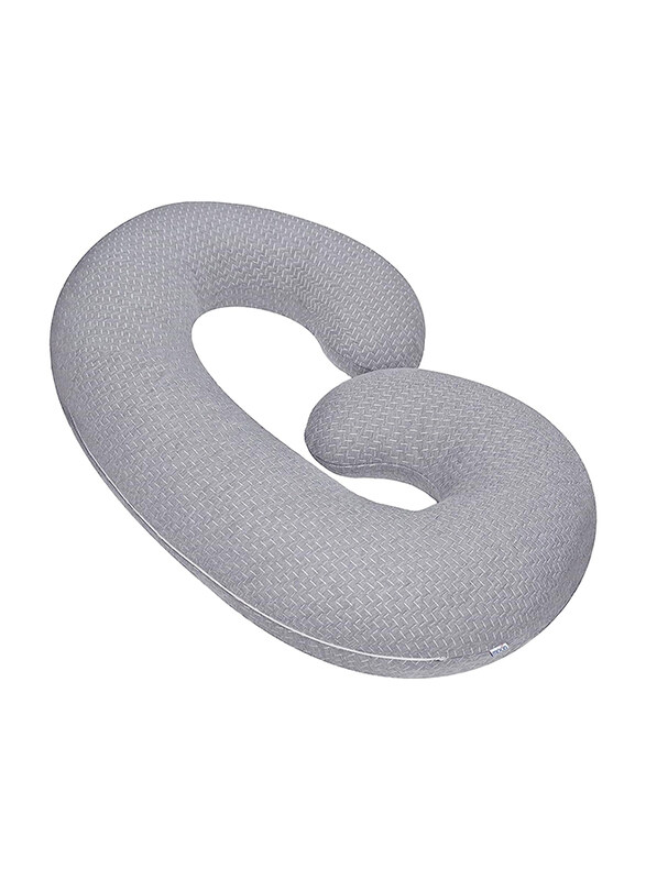 

Moon C Shaped Full Body Pregnancy Pillow, Grey