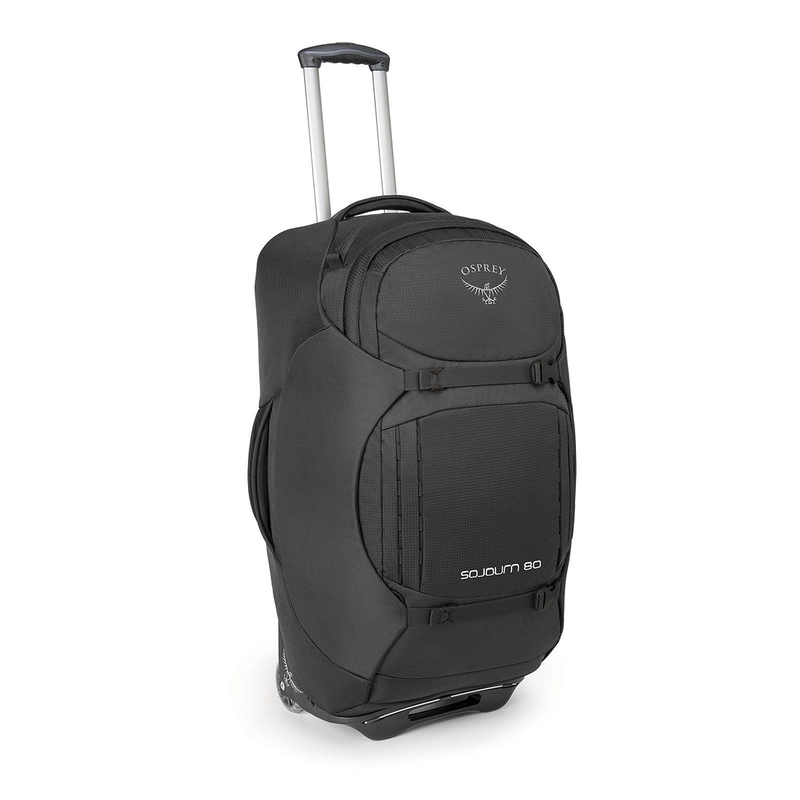 Osprey Sojourn Wheeled Luggage Flash Black, 80 Litres, Black