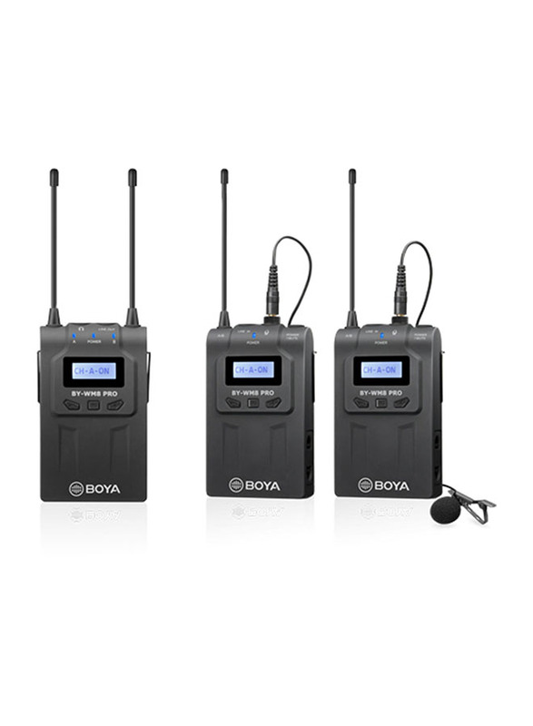 Boya New Wireless Microphone System, Black