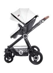 Lorelli Premium Alexa Baby Stroller Set, Light Grey