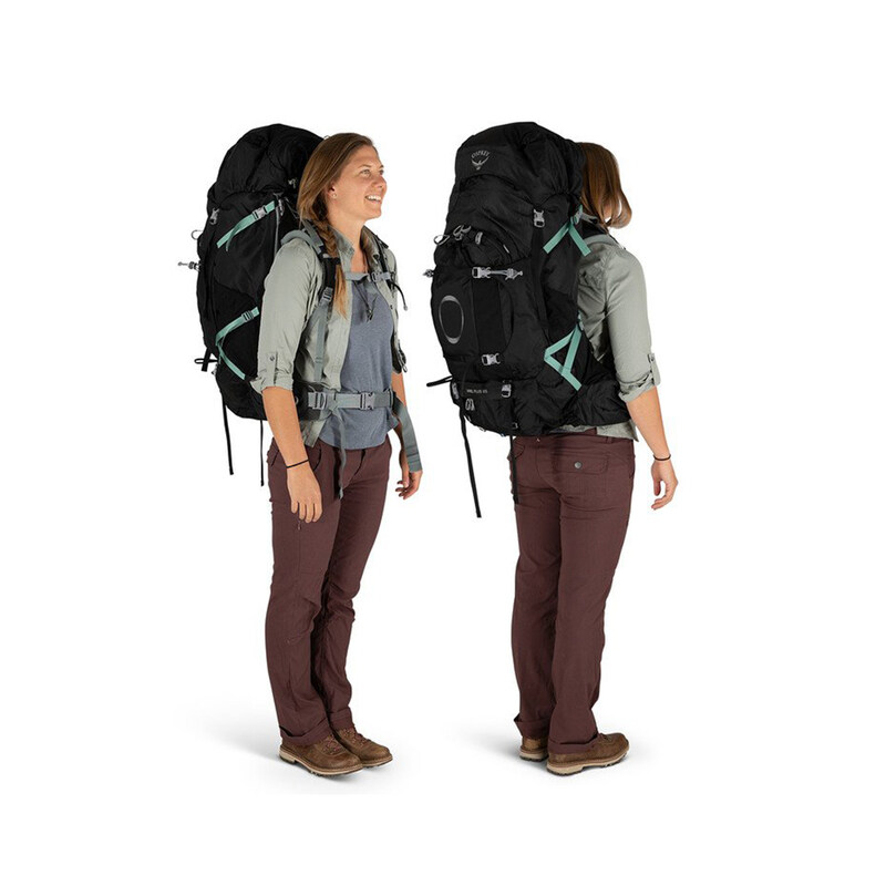 Osprey Ariel Plus 85 Backpack for Women, M/L, Black