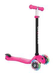 Globber Go-Up Sporty Lights Deep Pink Scooter, Deep Pink