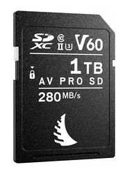 Angelbird 1TB AV Pro MK2 UHS-II SDXC V60 Memory Card, Black