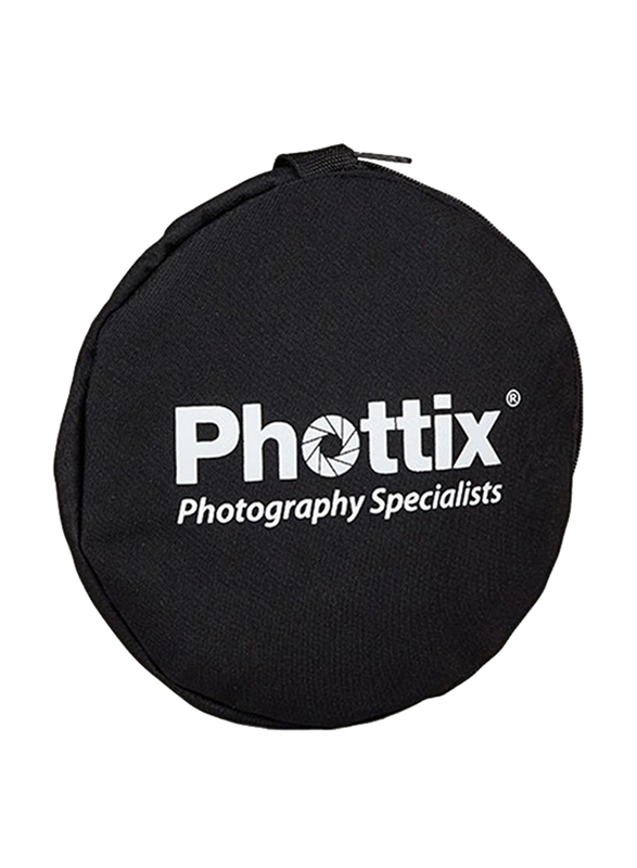 Phottix Photo & Studio 5-In-1 Premium Reflector with Handles, 120cm x 47 inch, Silver