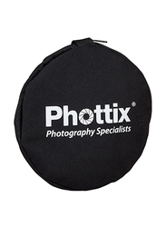 Phottix Photo & Studio 5-In-1 Premium Reflector with Handles, 120cm x 47 inch, Silver