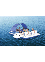 Bestway Hydrofrce Tropical Island Floater, White/Blue