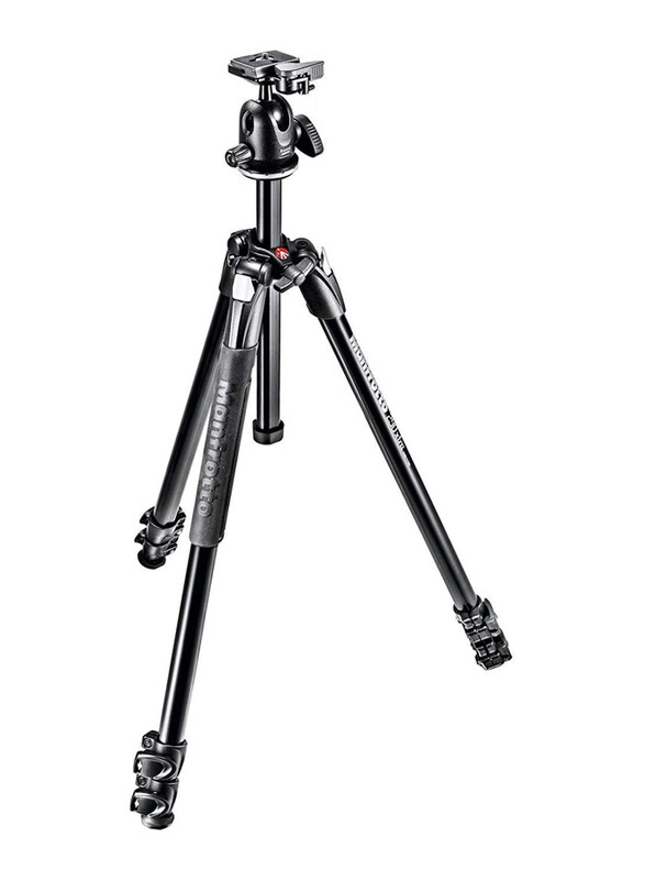 

Multiple Manfrotto 290 Xtra Aluminium 3-Section Kit with Ball Head, MK290XTA3-BH, Black