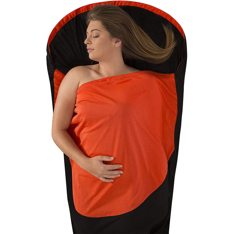 

Sea To Summit Reactor Plus Thermolite Mummy Liner Sleeping Bag, Orange/Black