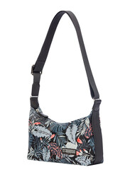 FeelFree Polyester Mini Tropical Handbag for Women, Botanic Green