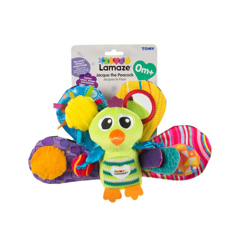 

Tomy Lamaze Jacques the Peacock Shape Sorter, Multicolour