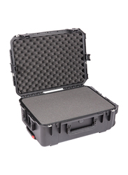 SBK 22 Inch Waterproof Cubed Foam Utility Case with Wheels, Black