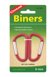 Coghlans Biners, 6mm, 2 Piece, Red