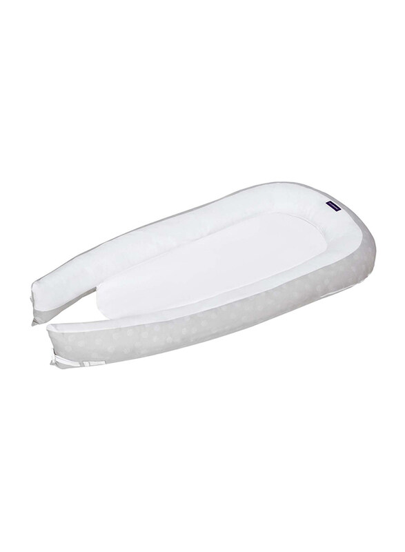 

Clevamama Cleva Foam Max Pod for 6-36 Months Babies, White/Grey