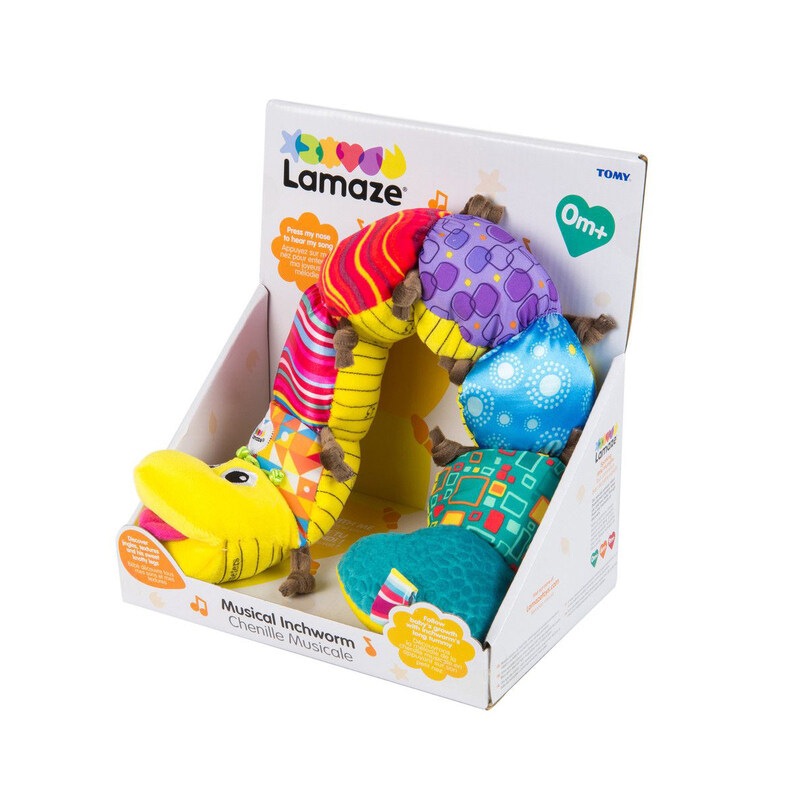 

Tomy Lamaze Musical Inchworm Shape Sorter, Multicolour