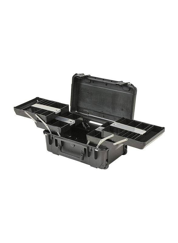 SKB iSeries Tool/Tech Box With Pull Out Trays with Wheels, Black