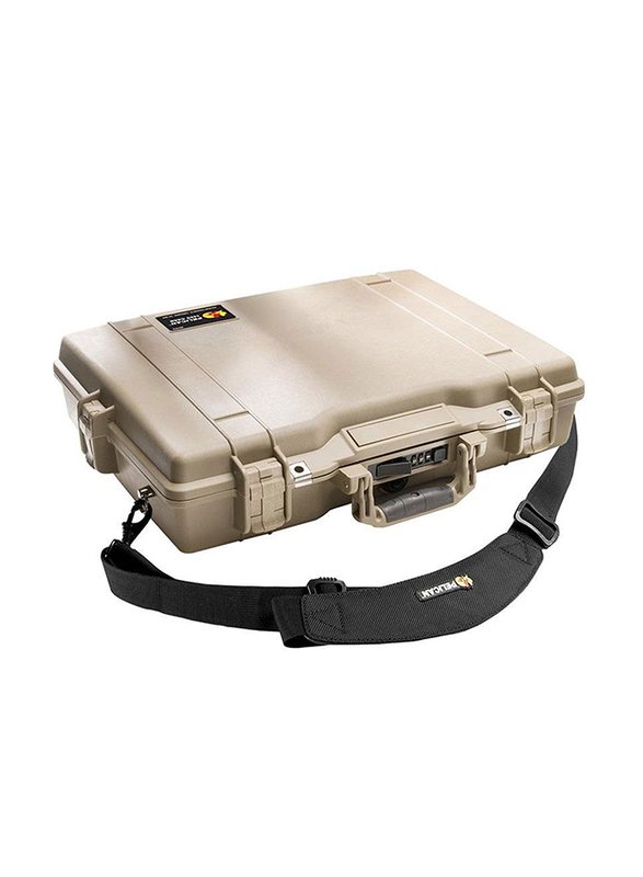 Pelican Notebook/Laptop Protector Case 1 WL/WCA, 1495CC, Desert Tan