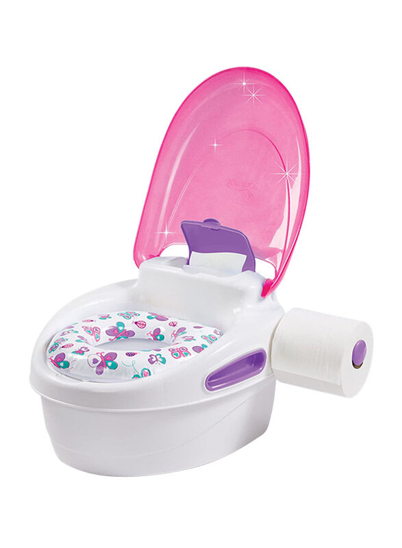 

Summer Infant Step-By-Step Potty Seat for Girls, Pink