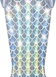Bestway Iridescent Mermaid Tail Lounge Floater, Clear