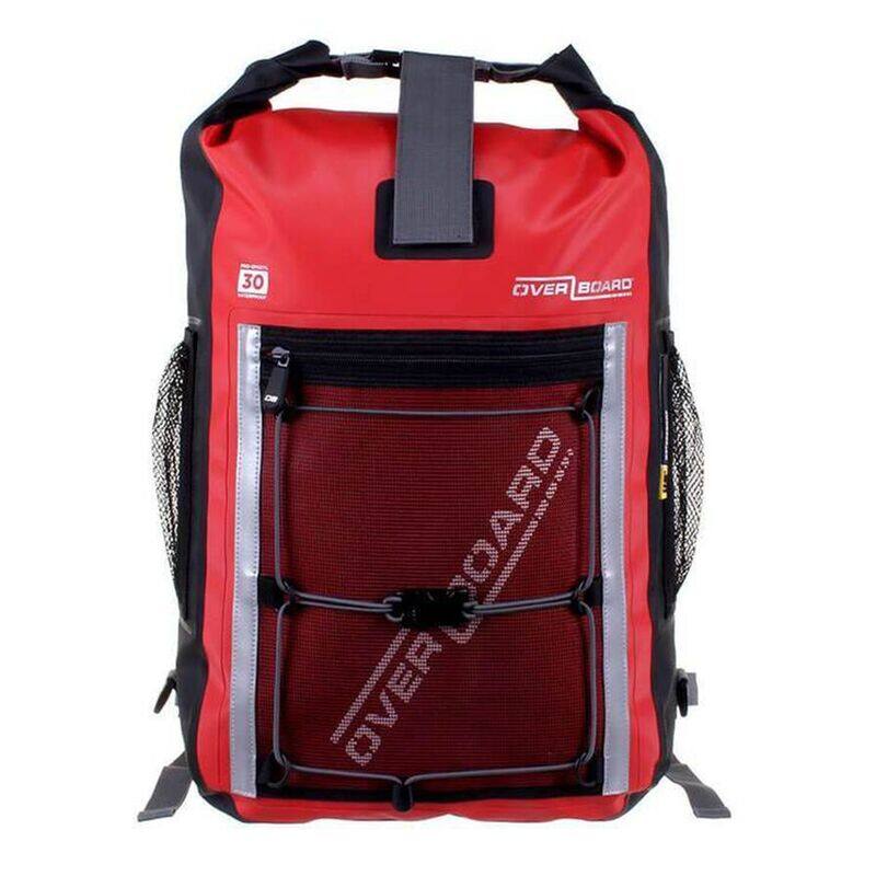 Overboard Pro-Sports Waterproof Backpack, 30L, Red