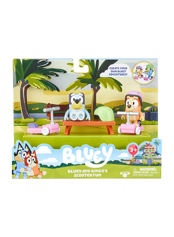 

Moose Bluey & Bingo's Scooter Fun Playset, Ages 3+