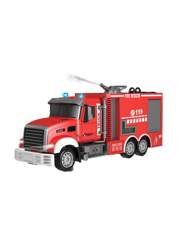 Stem 1:12 2.4g Dual Frequency 11-Way RC Fire Truck, Ages 3+, Yellow