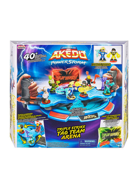

Moose Legends of Akedo Powerstorm Triple Strike Tag Team Arena, Ages 6+