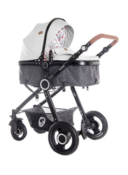Lorelli Premium Alexa Baby Stroller Set, Light Grey