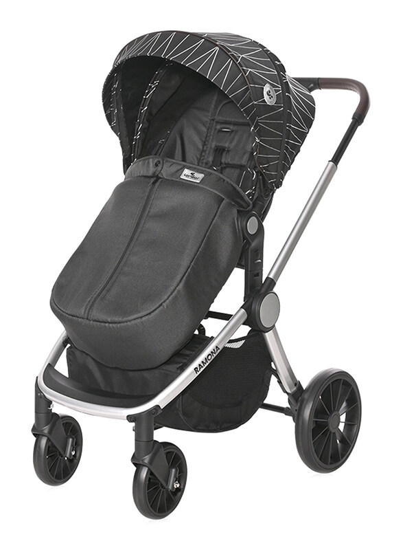 Lorelli Classic Ramona Baby Stroller, Silver Stripe