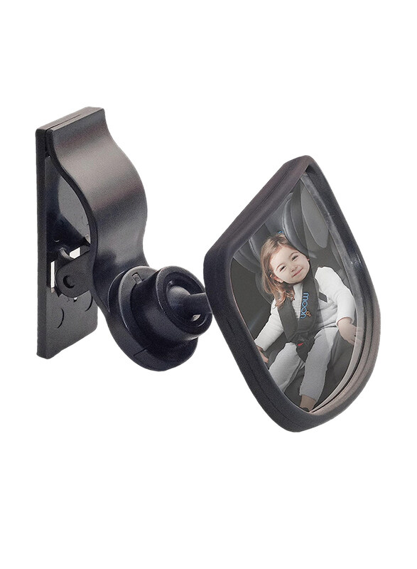 

Moon Deluxe Back Seat Baby Side Mirror, Black