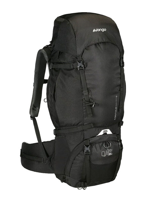 

Vango Contour Rucksack, 50:60S, Shadow Black