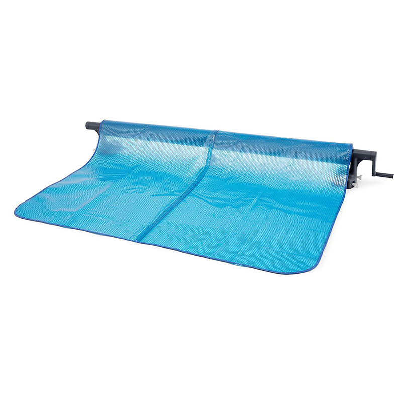 Intex Solar Cover Reel for Rectangular Pools, 28051, Blue