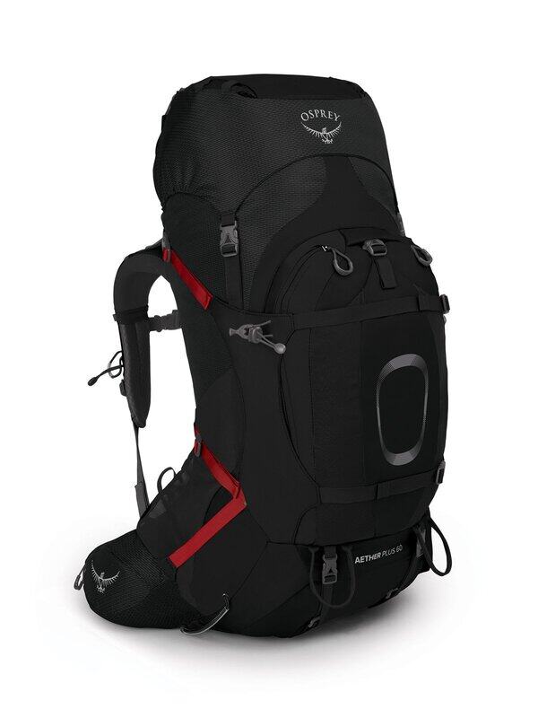 Osprey S/M Aether Plus 60 Backpack, Black