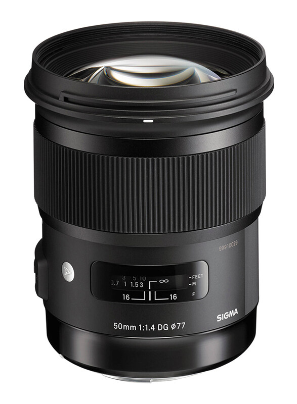 

Sigma EF 50mm f/1.4 DG HSM Art Lens for All Canon DSLR Camera, Black