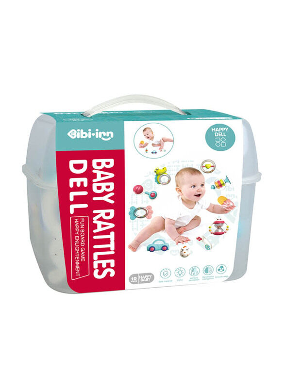 

IBI-IRN 10-Piece Baby Rattle Bell