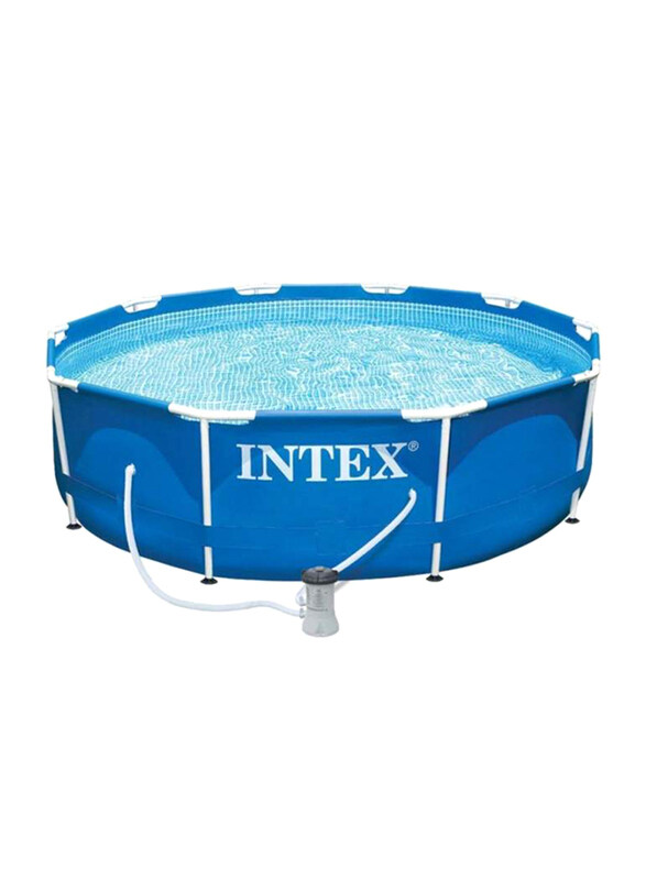 Intex Metal Frame Pool Set, 28202, Blue