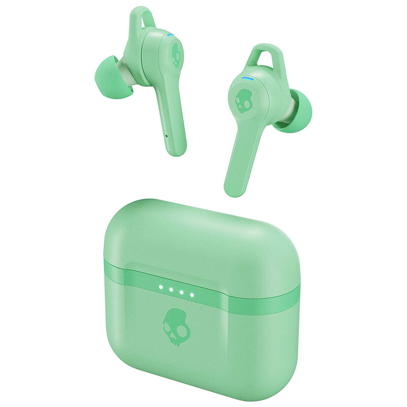 

Skullcandy Indy Evo True Wireless In-Ear Earbuds with Charging Case, Pure Mint