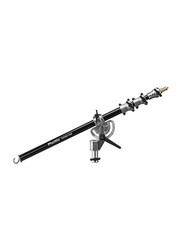 Phottix Saldo Light Stand Boom Arm and Medium Sand Bag Combo, 160cm x 63 inch, Black/Silver