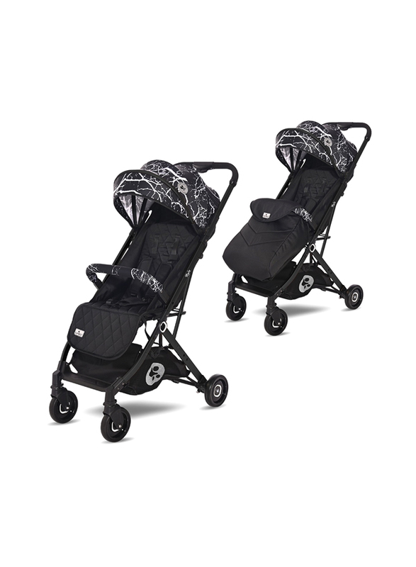 Lorelli Classic Myla Baby Stroller, Black Marble