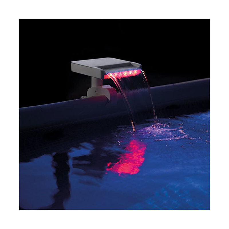 Intex Waterfall with Multi-Coloured LED Lights, White