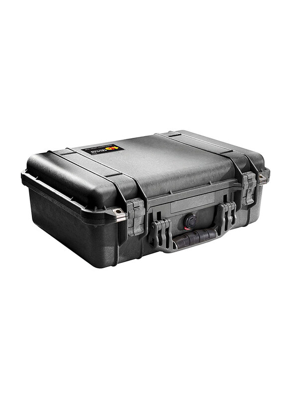 

Generic Pelican 1504 WL/WD Protector Case with Foam Divider, Black