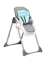 Baby Trend Sit Right Highchair, White/Blue/Grey
