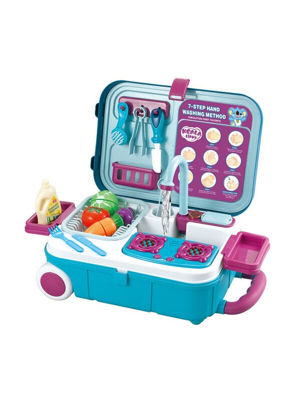 

Stem Fudaer’s Safe & Engaging Playmate: Wash Basin Luggage, Ages 3+