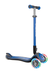 Globber Elite Deluxe Lights Scooter, Navy Blue