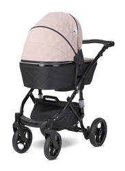 Lorelli Premium Rimini Baby Stroller, Cameo Rose Stars Pink