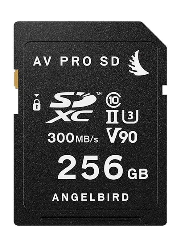 Angelbird 256GB AV Pro SD MK2 UHS-II SDXC V90 Memory Card, Black