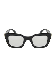 Ocean Full Rim Rectangular Glasses Osaka Sunglasses Unisex, Revo Silver Lens, 62/20/140